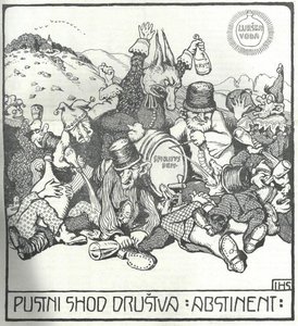 Desert Procession of the Abstinence Society by Hinko Smrekar